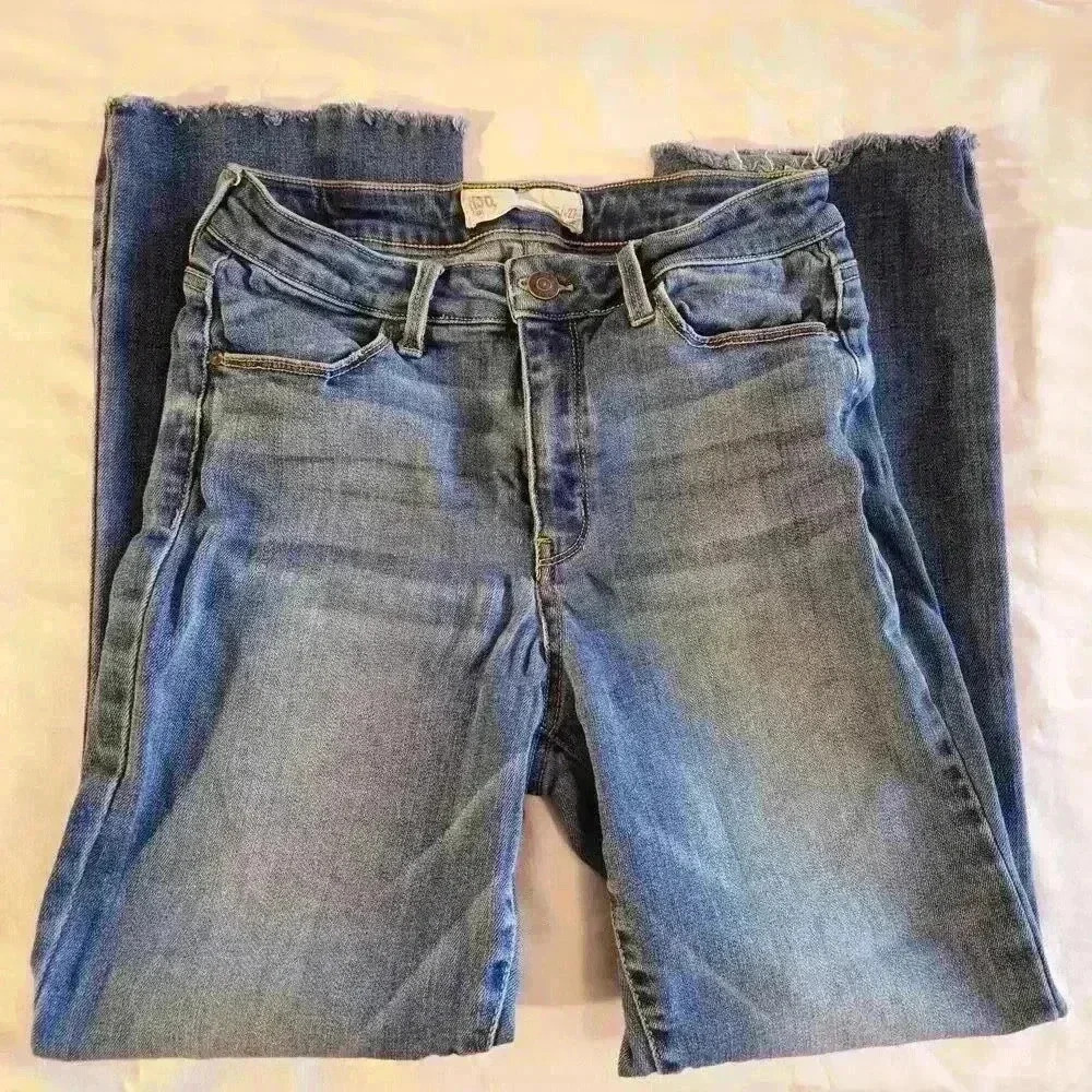 RSQ High-Waisted Distressed Denim Jeans - Size 27